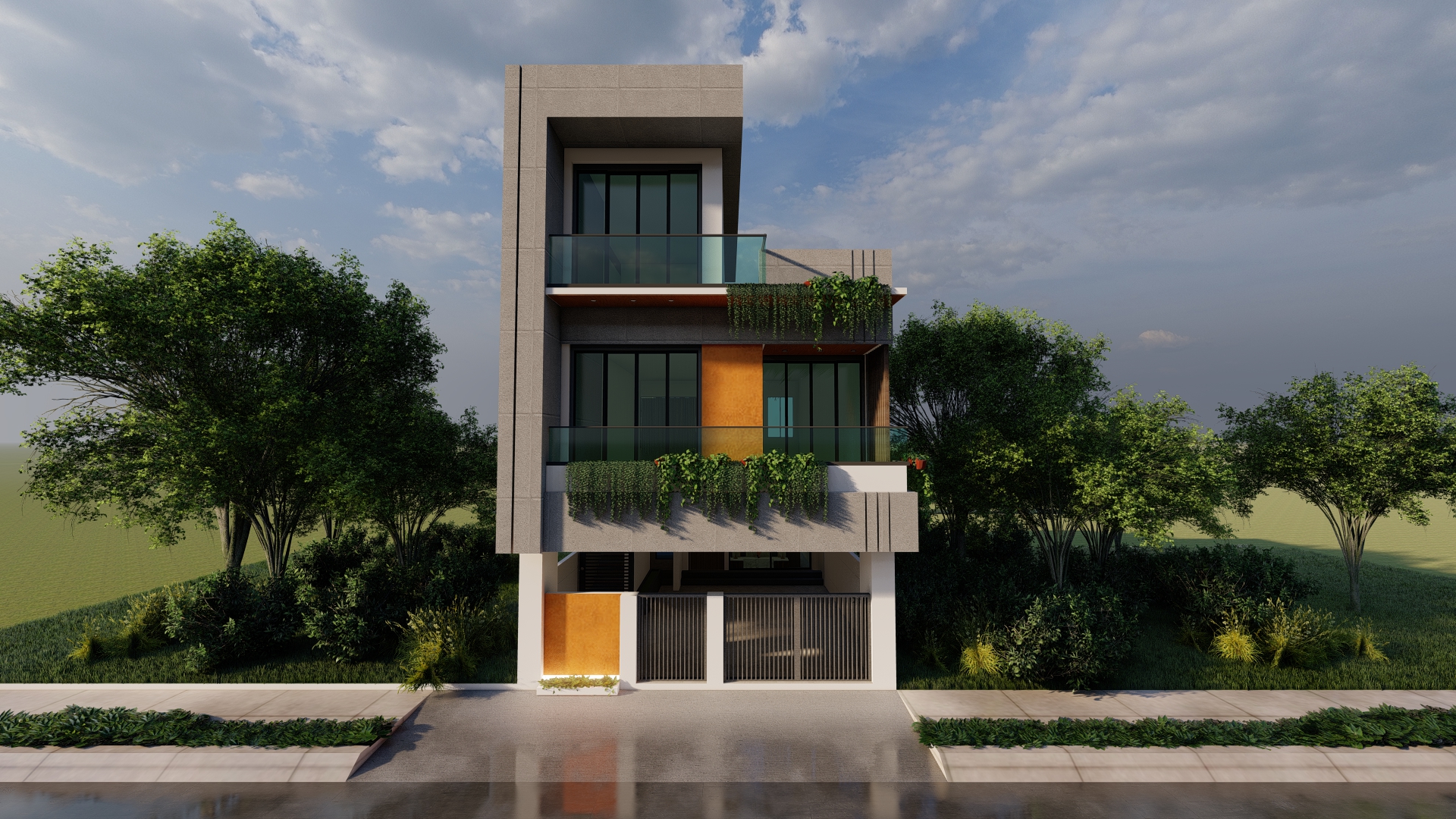 Modern Home Front Elevation Design