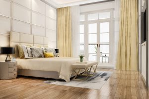 Beige colour bedroom - smartscale house design