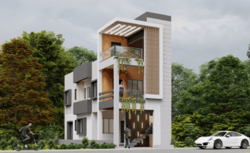 16X50-Elevation-Smartscale-House-Design-1600 sq ft-Builtup-Area 16 by 50 house plan