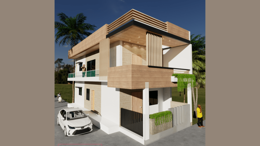 25x40-Modern-3d-Elevation-Beige-White-Theme-2000sqft-smartscale-house-design