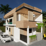 25x40-Modern-Elevation-Beige-White-Theme-2000sqft-smartscale-house-design