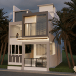 25x55-Bungalow-Grey-Theme-2300 sq ft-Builtup-smartscale-house-design