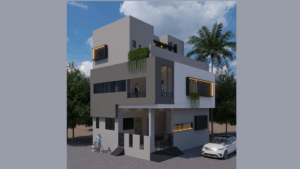 30X35-Bungalow-Minimalistic-Elevation-Grey-2550 Sqft-Builtup-Area-smartscale-house-design-1