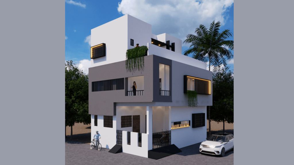 30X35 House Plan 3D Elevation Design North Facing Bungalow 2550 sqft Builtup Area