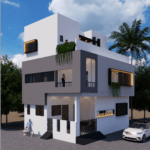 30X35-Bungalow-Minimalistic-Elevation-Grey-2550 Sqft-Builtup-Area-smartscale-house-design-2