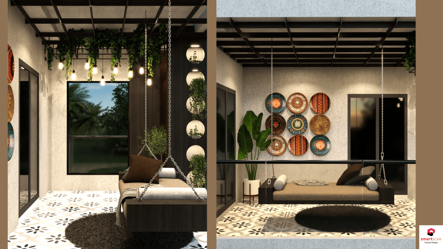 Modern Balcony Elevation Design with Traditional Theme - Smartscale ...