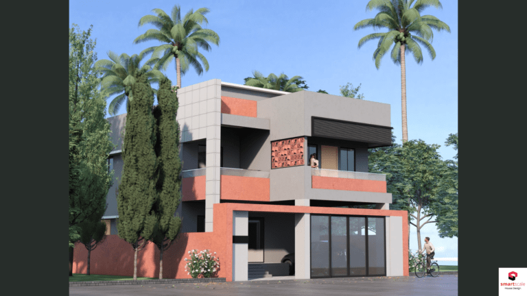 View of Modern Small House Design on a Low Budget - Smartscale House Design