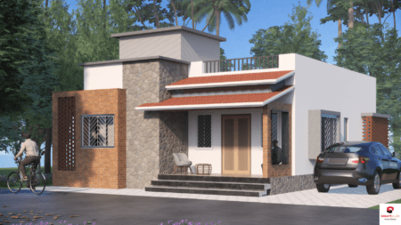 900 sqft elevation - smartscale house design