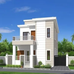 60x80 House Design for South Facing Elevation Design