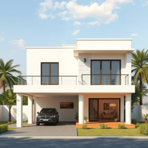 Single-Floor House with Parking