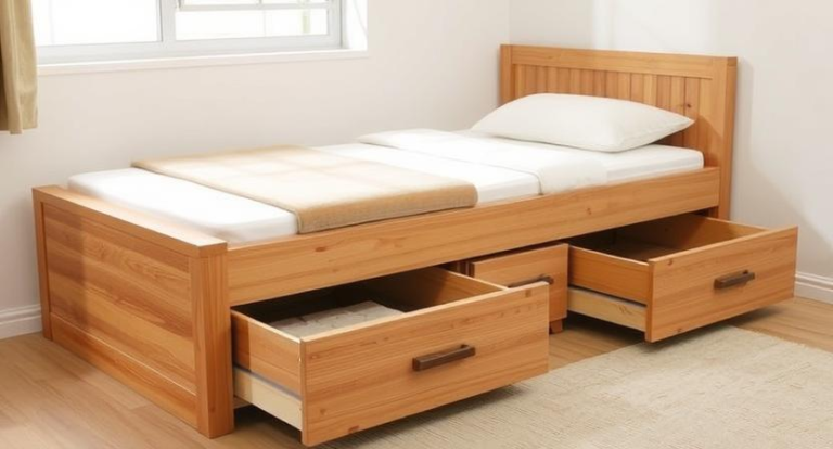 Bedroom Single Bed Design Ideas: Stylish, Space-Saving, and Functional ...