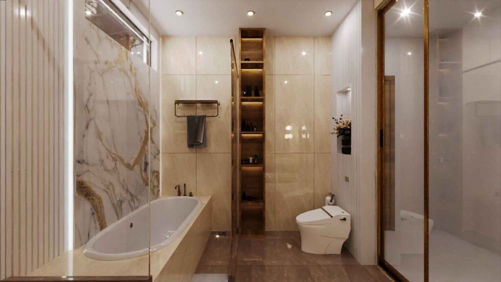 Simple bathroom design low budget Indian style