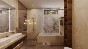 Small normal Indian bathroom design Ultra-Compact Design with Wet and Dry Zones