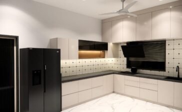 Elegant Contemporary Modern kitchen tile design