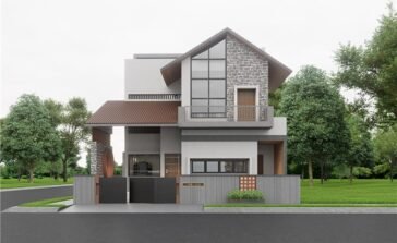 30x35 house plan kerala style 3d elevation design