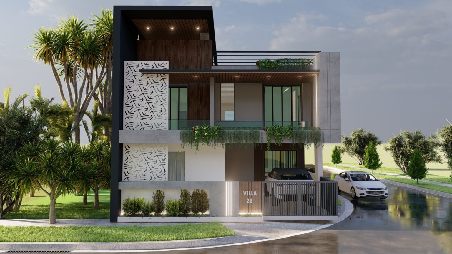 Small House Design with Car Parking (Indian Style Elevation Ideas ...