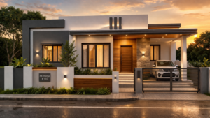 25×30 ft 2BHK single-floor house