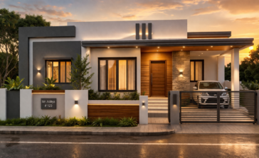 25×30 ft 2BHK single-floor house