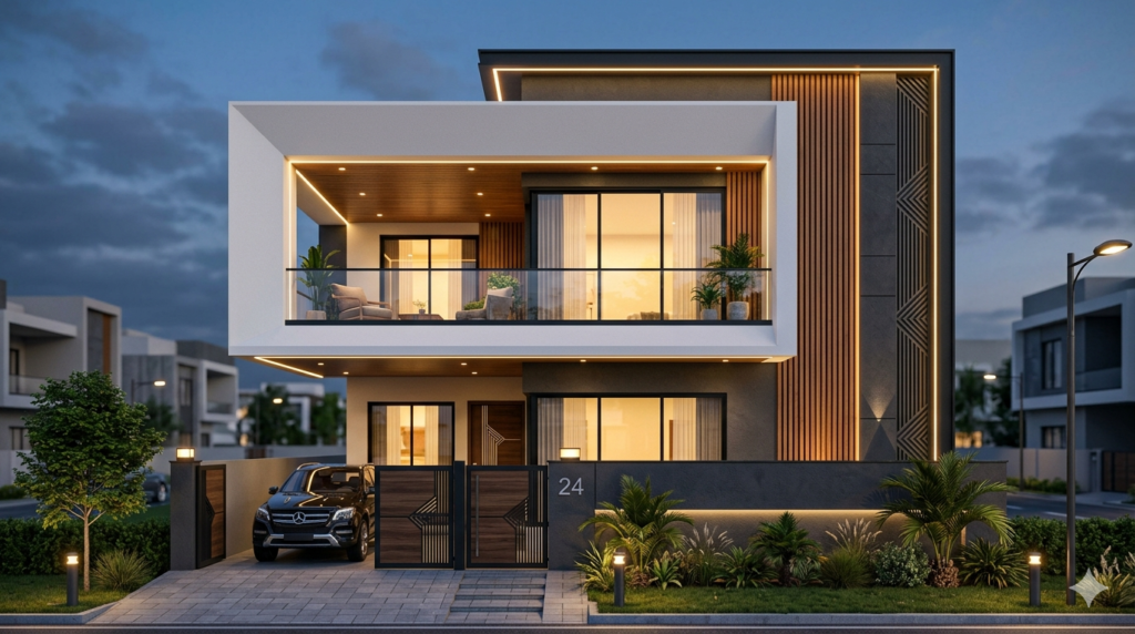 Duplex 25×30 House Plan