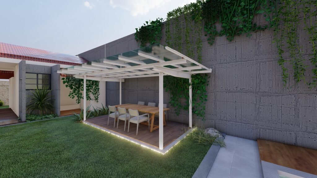 Luxury Private Seating Area of resort architcture design