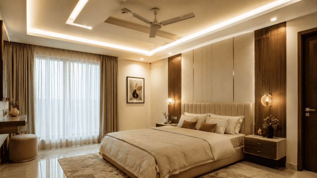 Modern Plus Minus POP Design With Cove Lighting