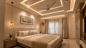 Modern Plus Minus POP Design for Bedroom