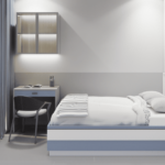 12x10-bedroom-design-blue-grey-wardrobe-study-desk